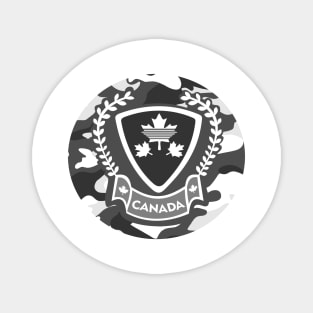 Canada - Camouflage Grey Magnet