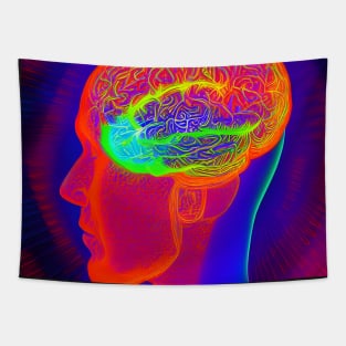 Colorful Brain Tapestry