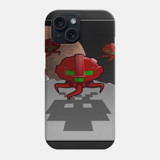 Invaders from vintage space Phone Case