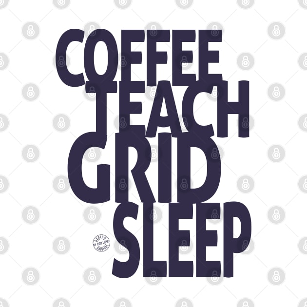 Coffee, teach, grid, sleep by C_ceconello