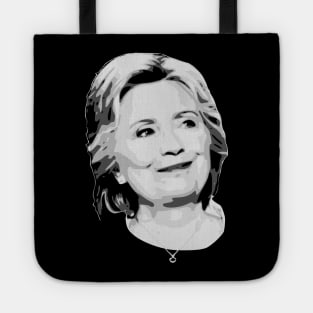 Hillary Clinton Black and White Tote