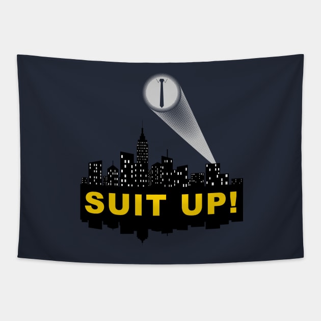 SUIT UP! Tapestry by JRDesigns