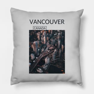 Vancouver British Columbia Canada Cityscape Gift for Canadian Canada Day Present Souvenir T-shirt Hoodie Apparel Mug Notebook Tote Pillow Sticker Magnet Pillow