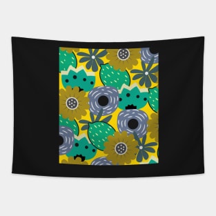 Fresh lemons and flowers Tapestry