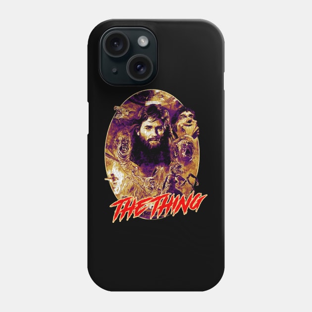 The Thing 1982 Retro Phone Case by Oges Rawon