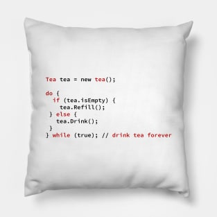 Tea Source Code Pillow