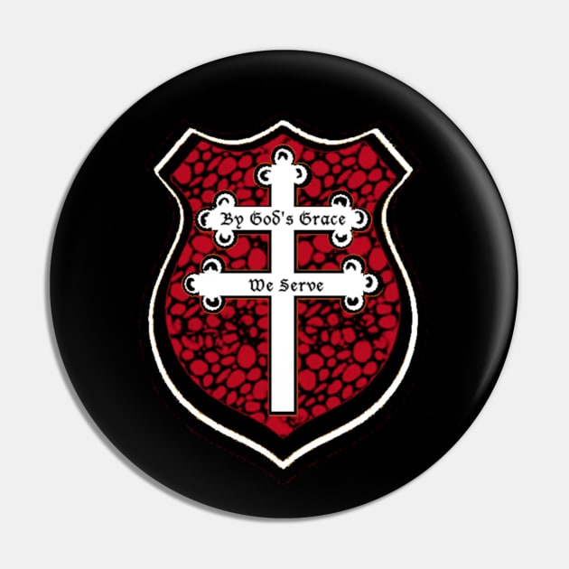 Cardinals Guard Logo Pin by Nomad Designs