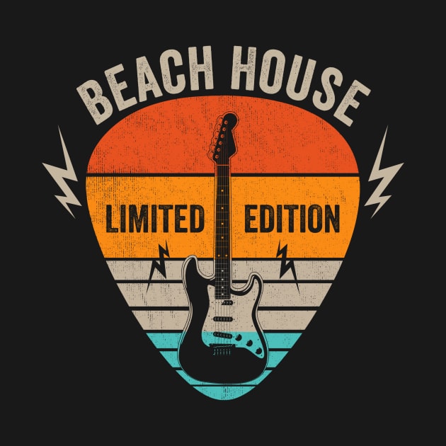 Vintage Beach Name Guitar Pick Limited Edition Birthday by Monster Mask