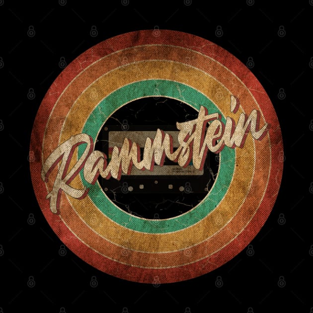 Rammstein Vintage Circle Art by antongg