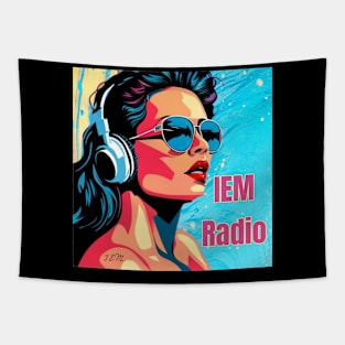 Retro Headphones - IEM Radio Design Tapestry