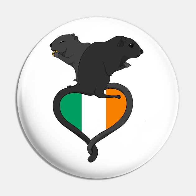 Gerbil Ireland (dark) Pin by RampArt