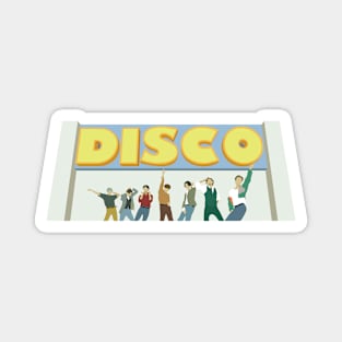 BTS Dynamite DISCO Magnet