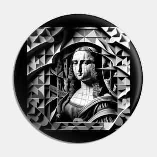 Gioconda Escher Pin