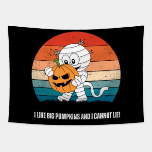 Pumpkin Love Confession Tapestry