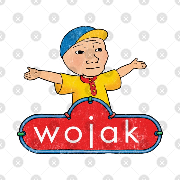 Caillou Wojak Meme Design by DankFutura