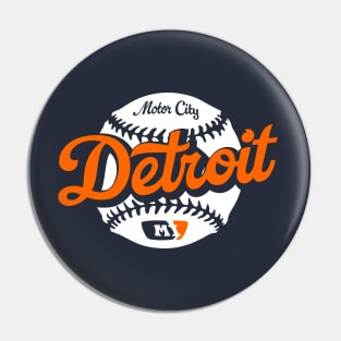Detroit Baseball Pin