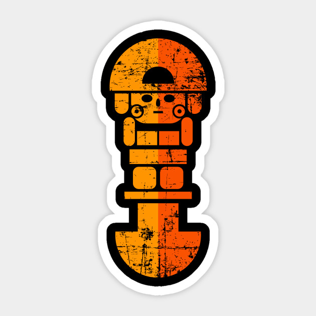 Tumi Peruvian Design Grunge Peru Aufkleber Teepublic De
