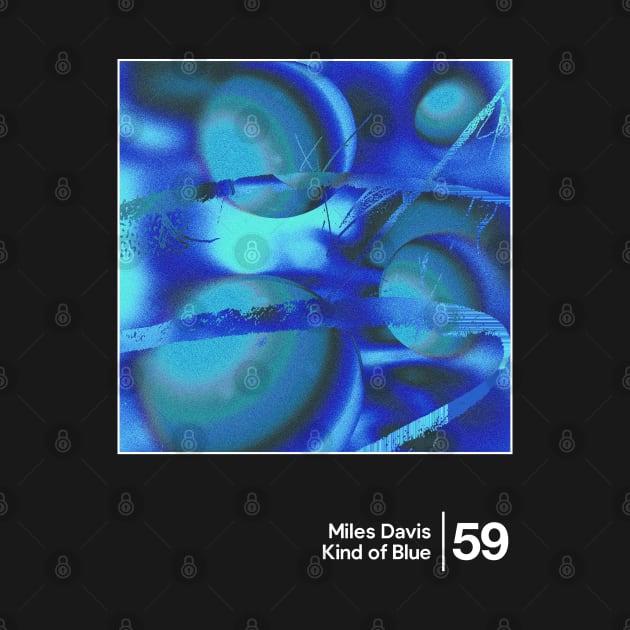 Kind of Blue / Minimalist Graphic Artwork Design by saudade