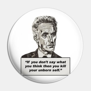 Jordan Peterson Quote #10 (original art version) Pin