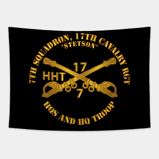 7th Sqn 17th Cavalry Regiment - HHT - Stetson Tapestry