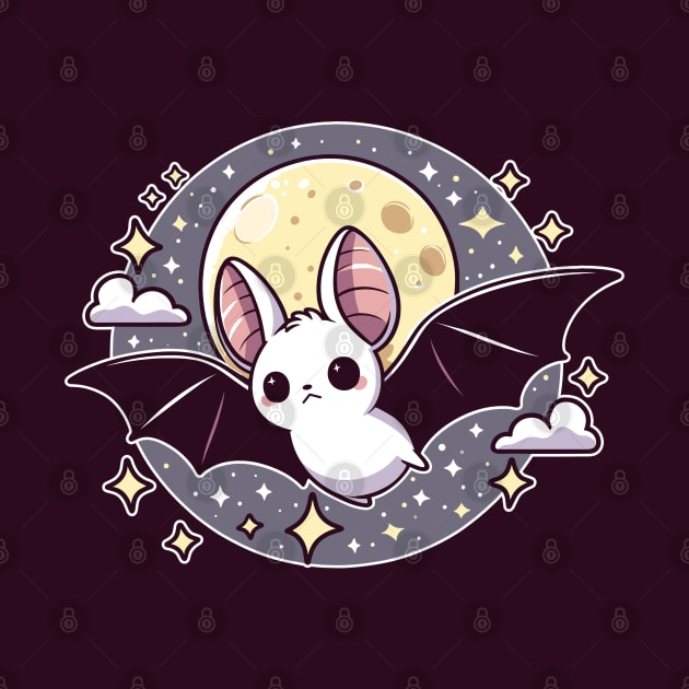 white bat of the night by hunnydoll