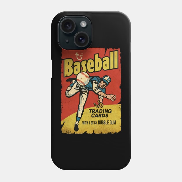 VINTAGE BASEBALL - TRADING CARDS Phone Case by kedaiadon