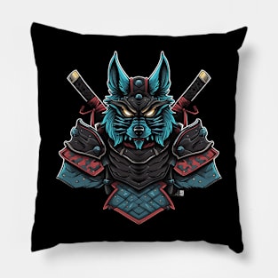 samurai dog Pillow