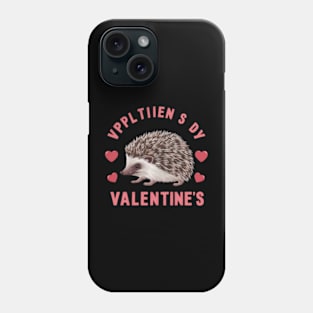 Valentine's Day - Hedgehog - Sublimation Design Download PNG - DTF Digital File Download - Shirts Mugs Tumblers EmmePrintCo (2) Phone Case