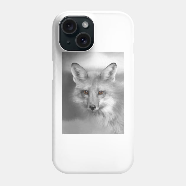 Red Fox Face Phone Case by Jim Cumming