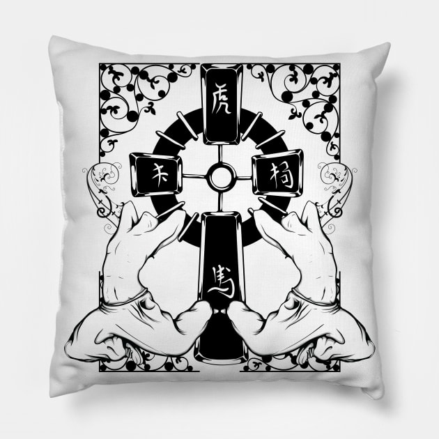 Martial arts Pillow by peace and love