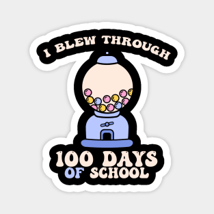 Funny 100 Days Of School Gumball For Kids Teachers Magnet