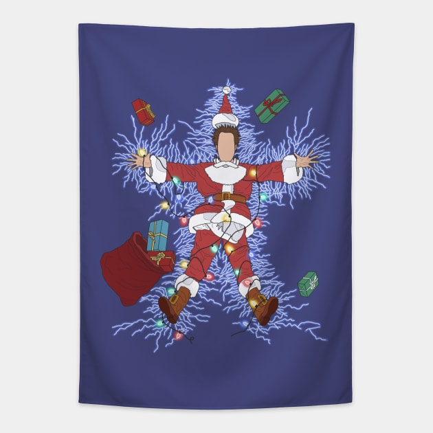 National Lampoon's Christmas Vacation Tapestry by Kath Fernweh