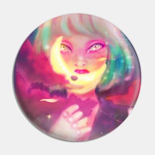 Moon Lady Pin