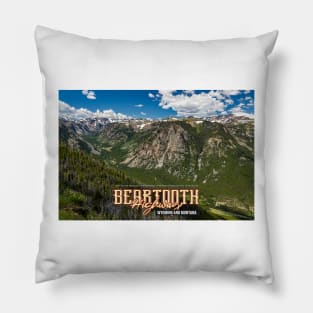 Beartooth Highway Wyoming and Montana Pillow