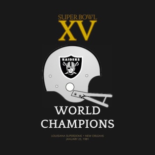 Super Bowl XV World Champion Oakland Raiders T-Shirt