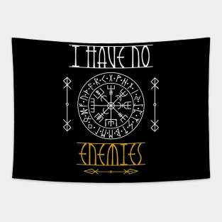 I have no enemies | Motivational Viking peace Runic T-shirt Tapestry