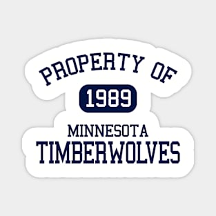 Property of Minnesota Timberwolves Magnet