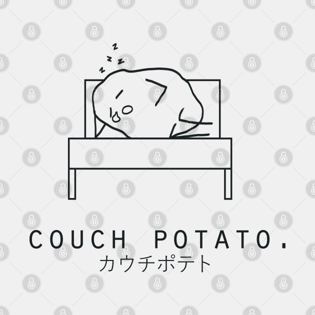 Couch Potato Minimalist/Simple Art by Neroaida