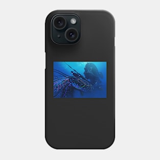 Alien Starship Underwater Phone Case