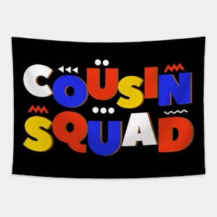 Cousin Squad Crew Family Matching Group Adult Kids Toddlers Tapestry