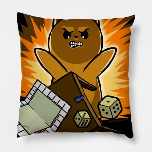 Bad Loser At Board Games Funny Pillow