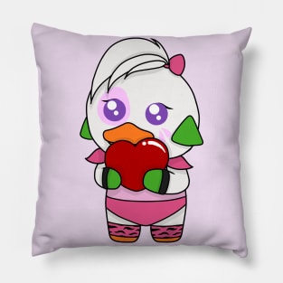 fnaf security breach chica valentine chibi Pillow