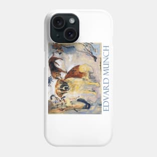 In the Kennel by Edvard Munch Phone Case