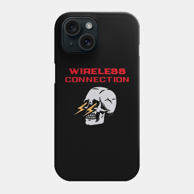 Skull logo Phone Case by Wireless Connection shop