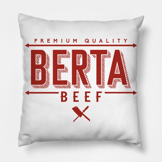 Berta Beef Pillow by Bitpix3l