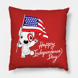 American Flag Bullseye Team Member Pillow