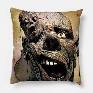 Original Zombie  "Infectee" Art Chris Conidis Pillow