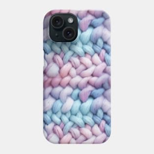 Pastel Knit Waves Phone Case