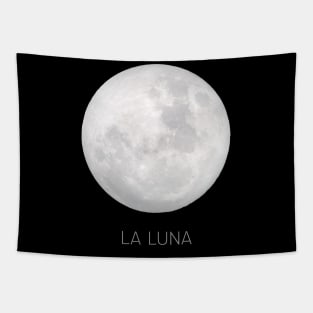 La Luna Full Moon Celestial Art Design Tapestry