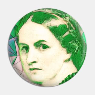Anne Bronte Green Portrait | Anne Bronte Artwork 8 Pin
